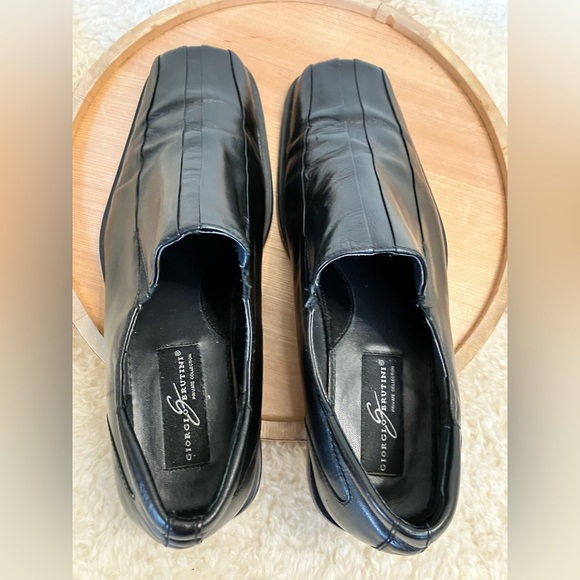 Giorgio Brutini Loafers Leather Slip On (Need Repair) Men’s Size 12M - Picture 5 of 7